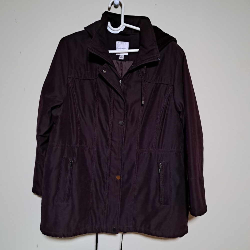 Croft & Barrow Burgundy Jacket